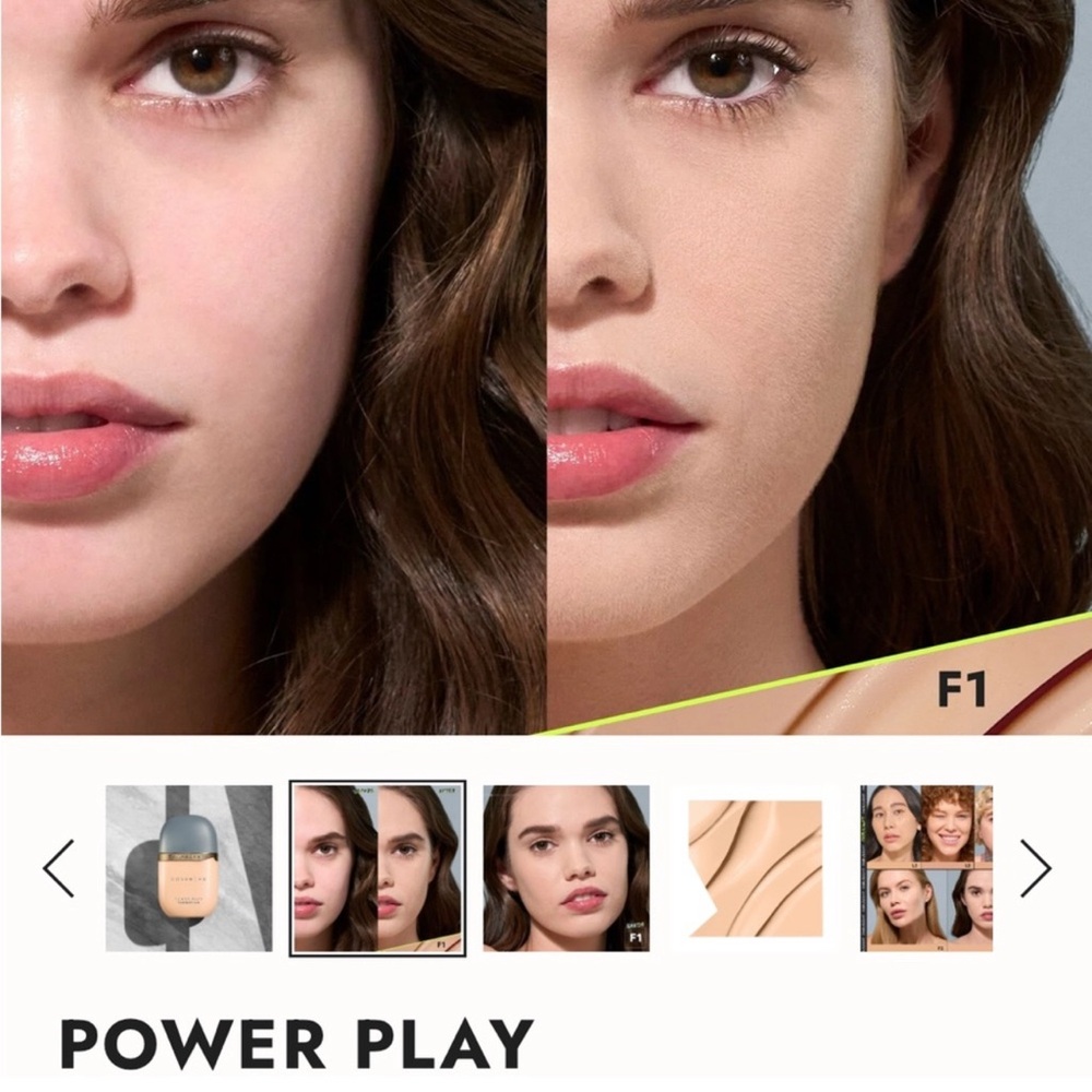 Cover FX Power Play F1 Foundation Full Coverage Matte 1.01 fl oz - Picture 11 of 13